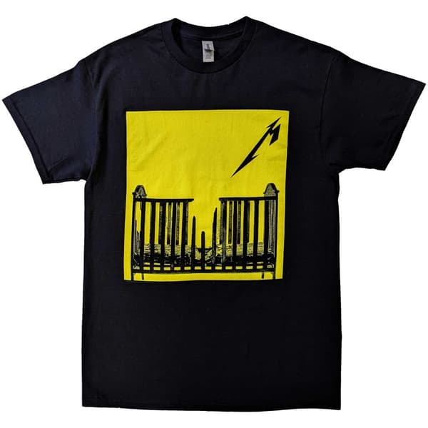 Metallica Mens 72 Seasons Burnt Crib Cotton T-Shirt