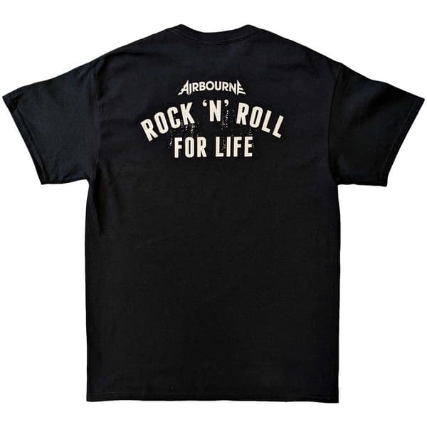 Airbourne Unisex Boneshaker R ´n´ R T-Shirt för vuxna