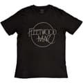 Miniatyrbillede 1 af 2: Fleetwood Mac Unisex T-shirt i bomuld med klassisk logo til voksne
