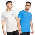 Miniatyrbild 1 av 5: Crosshatch Pentan t-shirt för herrar (2-pack)