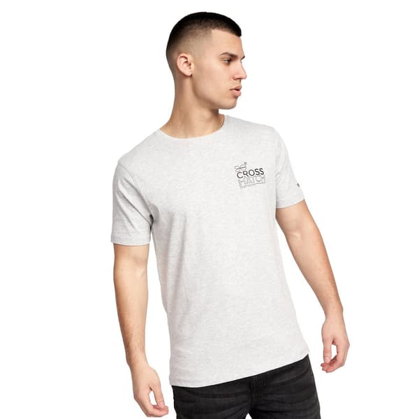 Crosshatch Pentan t-shirt för herrar (2-pack)