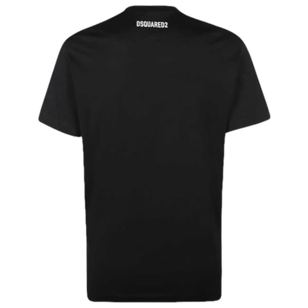 Dsquared2 S74GD0786 DSQ2 Leaf Logo Black T-shirt