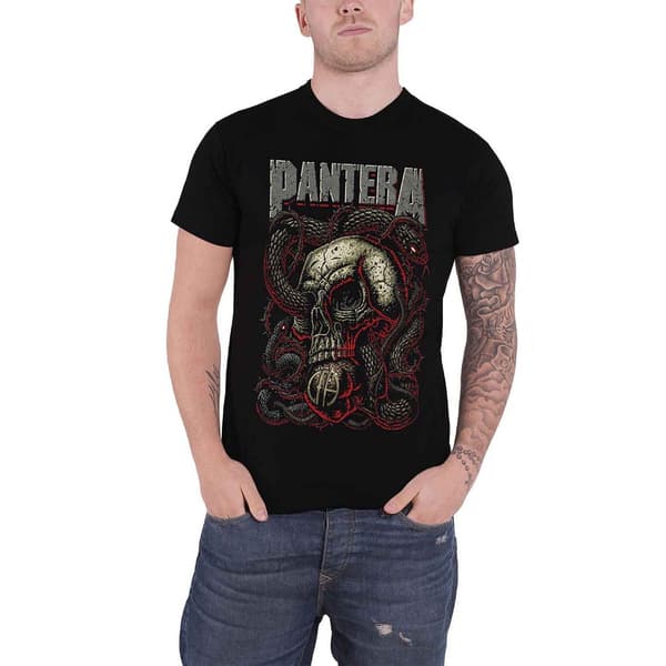 Pantera Unisex vuxen Serpent T-shirt i bomull