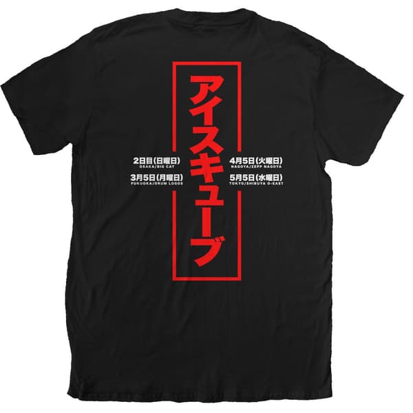Ice Cube Unisex Adult Kanji Peace Sign Cotton T-Shirt