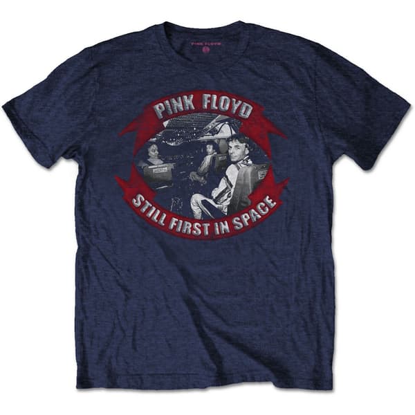 Pink Floyd Unisex Adult First In Space Vignette Cotton T-Shirt