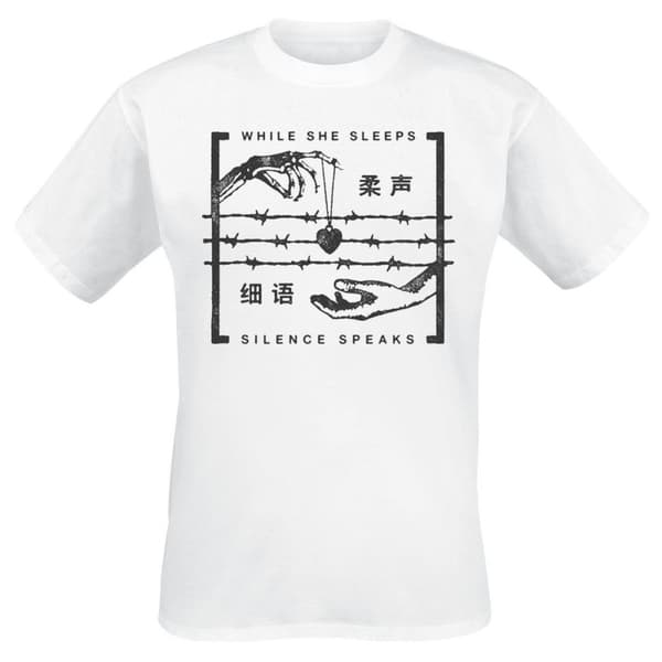 While She Sleeps Unisex voksen-t-shirt i bomuld, Silence Speaks