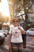Miniatyrbild 3 av 4: 50 år Födelsedag vit  T-shirt - Vintage Limited edition