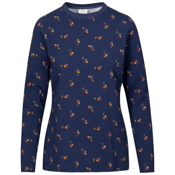 Trespass Mandy langærmet top til kvinder/damer Navy XL