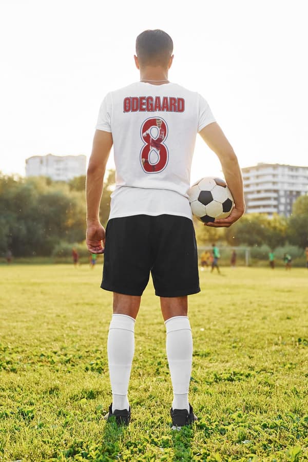 Martin Ødegaard Arsenal Norge spelare t-shirt sportströja