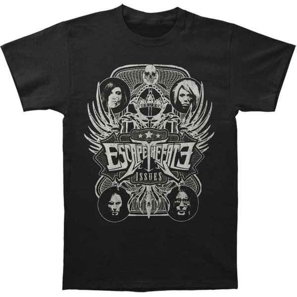Escape the Fate Unisex Adult Issues T-Shirt Black XXL