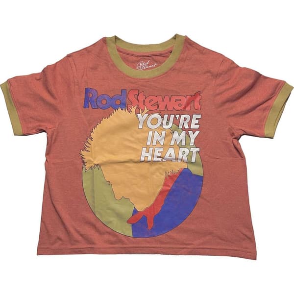 Rod Stewart Womens/Ladies In My Heart Crop T-Shirt