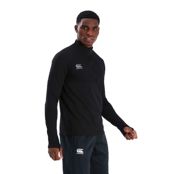 Canterbury Mens Zip Seamless Top