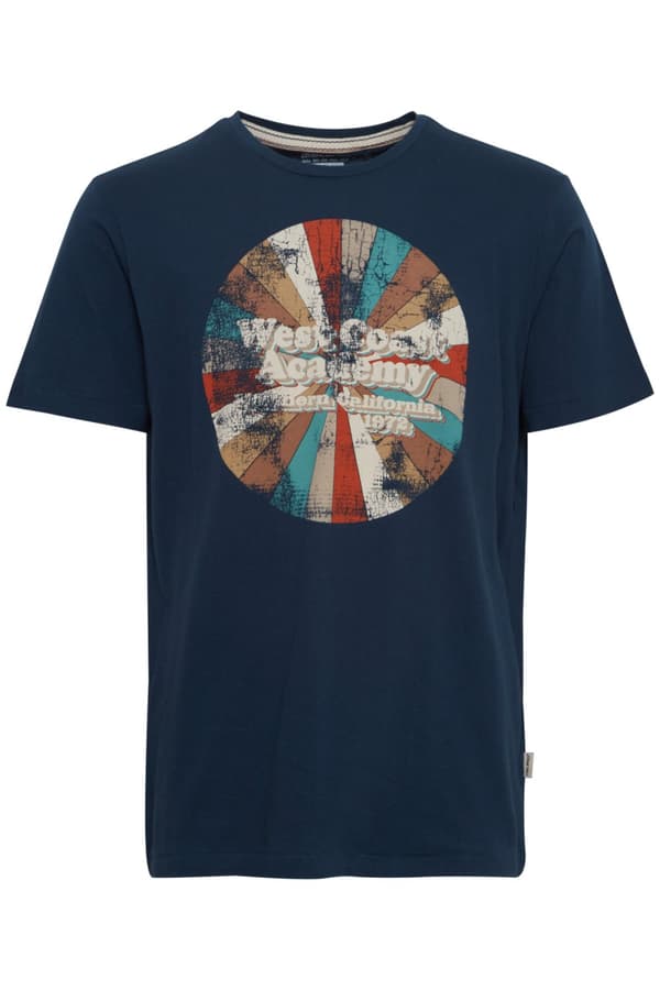 Blend - T-shirt 20715768 Retroprint Mörkblå XXL