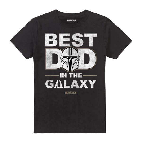 Star Wars T-shirt för män - galaxens bästa pappa Black XL