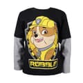 Miniatyrbild 1 av 2: Paw Patrol Långärmad t-shirt - Rubble Shield för barn/unga