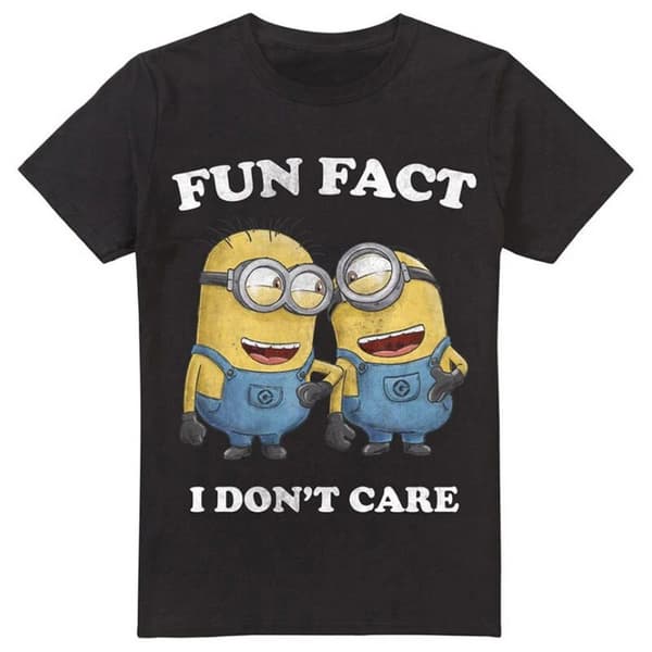 Minions T-shirt med sarkasme til mænd