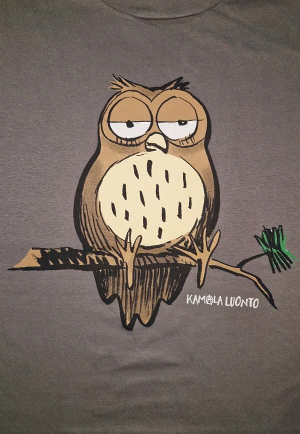 Kamala Luonto Pöllö  T-Paita