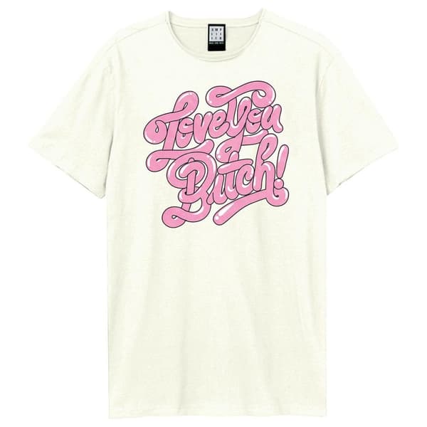 Amplified Unisex Adult Love You Bitch Lizzo T-Shirt