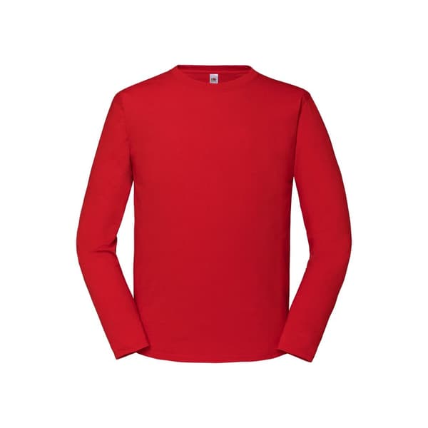 Fruit of the Loom Mens Iconic Premium Long-Sleeved T-Shirt