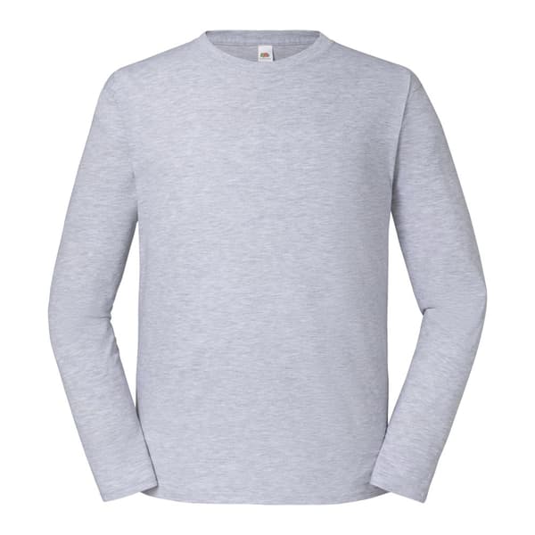 Fruit of the Loom Mens Iconic Premium Long-Sleeved T-Shirt