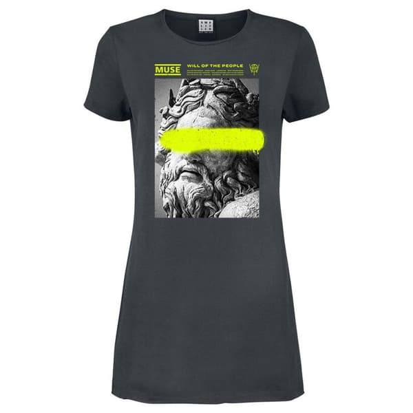 Amplified Womens/Ladies Graffiti Muse Shirt Dress