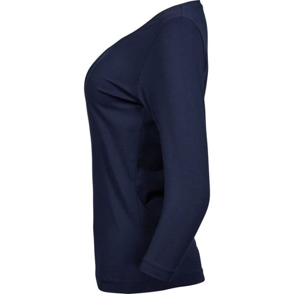 Tee Jays Dame/kvinder T-shirt med strækbare 3/4 ærmer