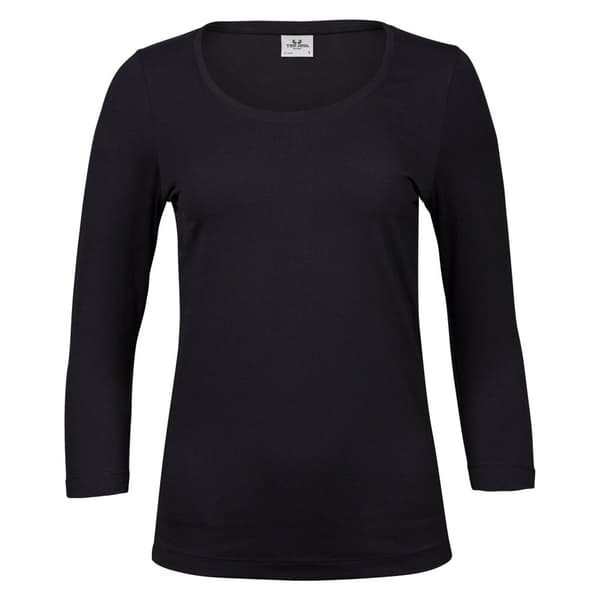 Tee Jays Womens/Ladies Stretch 3/4 Sleeve T-Shirt