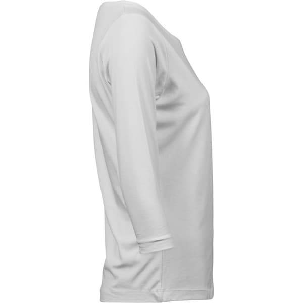 Tee Jays Dame/kvinder T-shirt med strækbare 3/4 ærmer