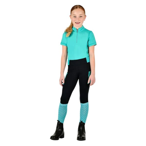 Dublin Childrens/Kids Kylee II Short-Sleeved Riding Top