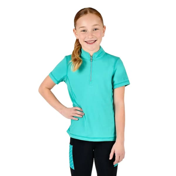 Dublin Childrens/Kids Kylee II Short-Sleeved Riding Top