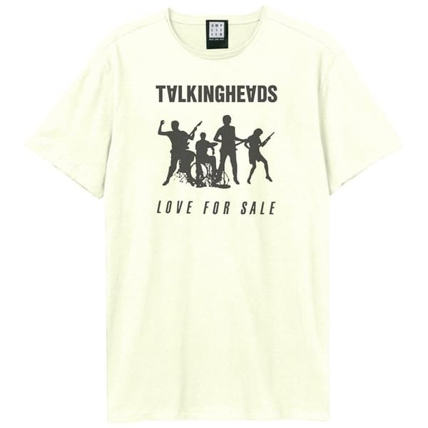 Amplified Unisex Adult Love For Sale Talking Heads T-Shirt