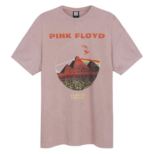 Amplified Unisex vuxen Vintage Pyramids Pink Floyd T-shirt