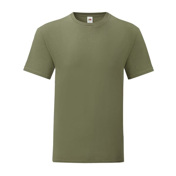 Fruit of the Loom Iconic Premium Ringspun Bomull T-shirt för herrar
