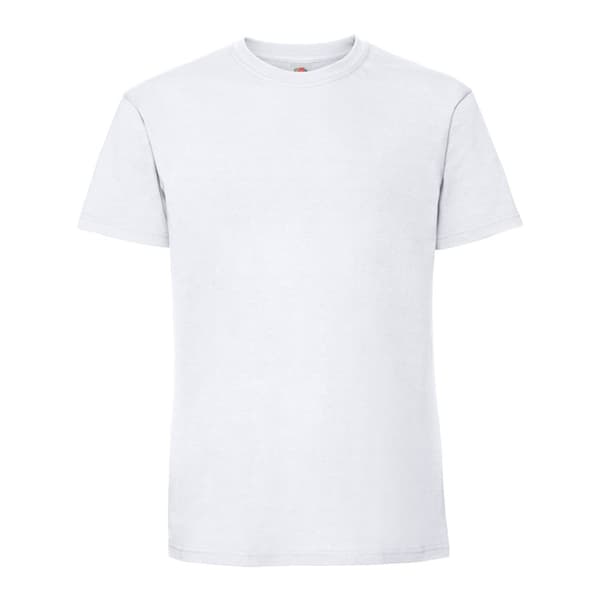 Fruit of the Loom Iconic Premium Ringspun Bomull T-shirt för herrar