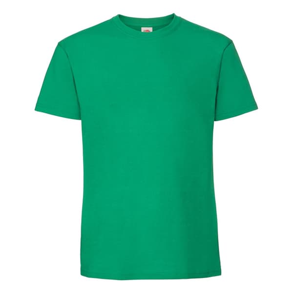 Fruit of the Loom Iconic Premium Ringspun Bomull T-shirt för herrar