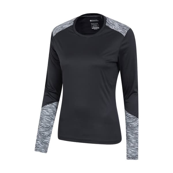 Mountain Warehouse Långärmad t-shirt med reflexer för damer/kvinnor