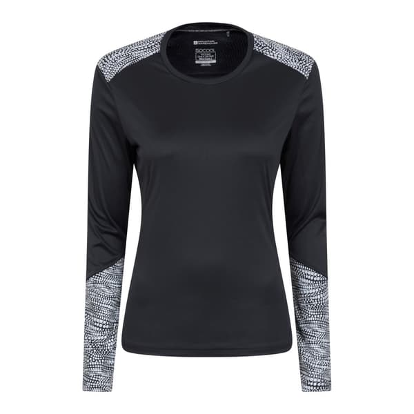 Mountain Warehouse Långärmad t-shirt med reflexer för damer/kvinnor