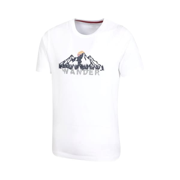Mountain Warehouse Wander - T-shirt i ekologisk bomull för herrar