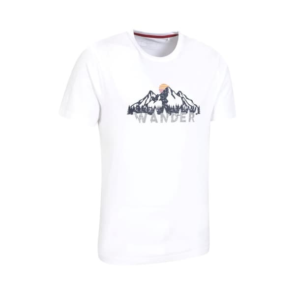 Mountain Warehouse Wander - T-shirt i ekologisk bomull för herrar