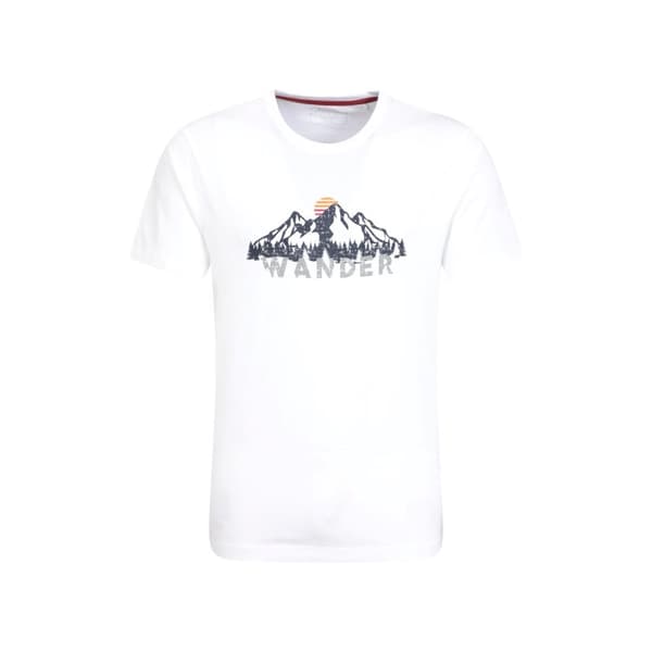 Mountain Warehouse Wander - T-shirt i ekologisk bomull för herrar