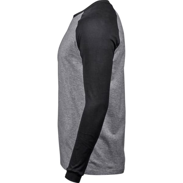 Tee Jay Mens Heather Baseball T-Shirt