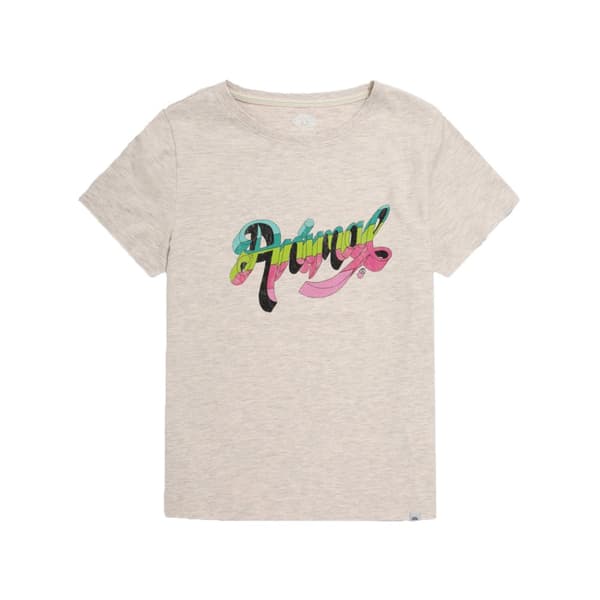 Animal Carina - Organic t-shirt med grafiskt tryck - dam/dam Beige 6 UK
