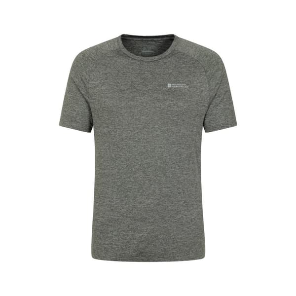 Mountain Warehouse Mens Agra Striped IsoCool T-Shirt Dark Khaki XS
