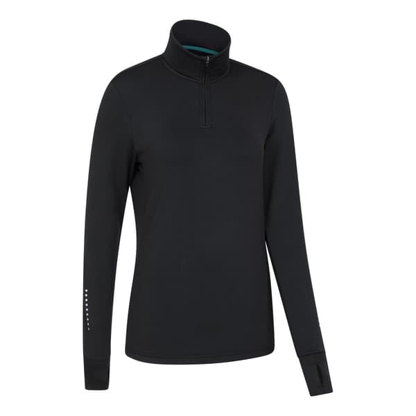 Mountain Warehouse Womens/Ladies Half Zip Long-Sleeved Running Midlayer