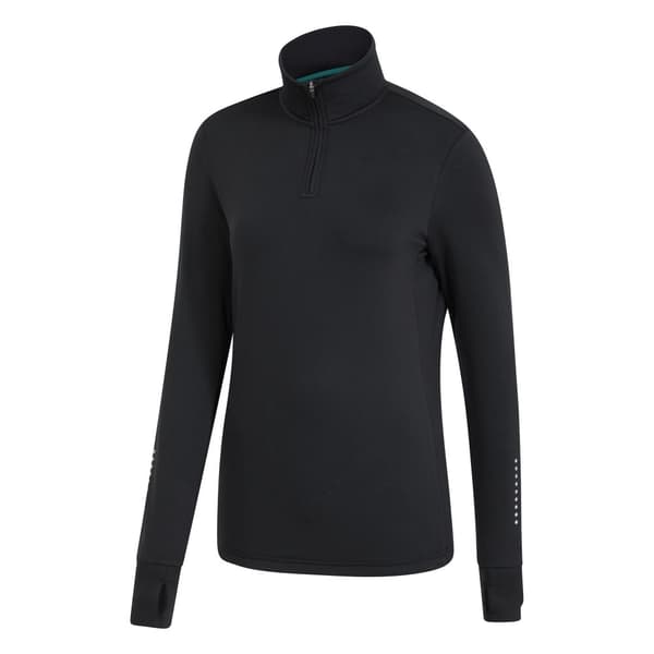 Mountain Warehouse Womens/Ladies Half Zip Long-Sleeved Running Midlayer
