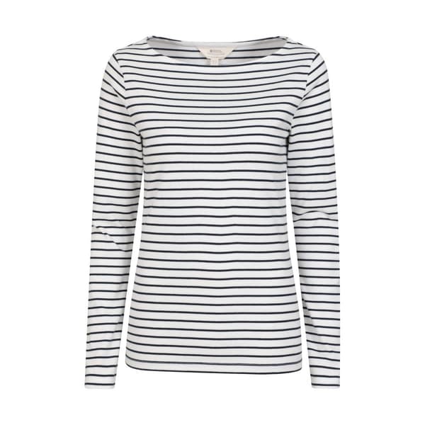 Mountain Warehouse Dam/Tjej St Ives Topp med rund halsringning Cream 20 UK