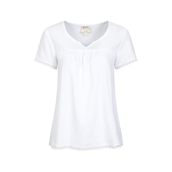 Mountain Warehouse Dam/Tjej - Naples - Topp med broderier White 12 UK