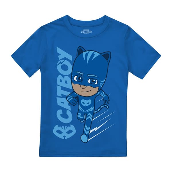 PJ Masks T-shirt för pojkar - Catboy Royal Blue 7-8 Years