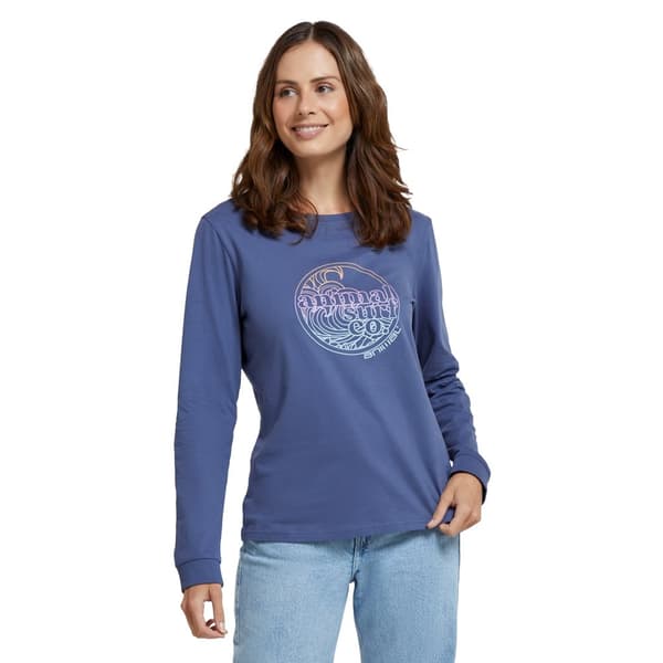 Animal Womens/Ladies Adriana Mystic Organic Long-Sleeved Top