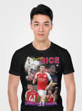 Miniatyrbild 4 av 5: Declan Rise Svart t-shirt Arsenal & England spelare